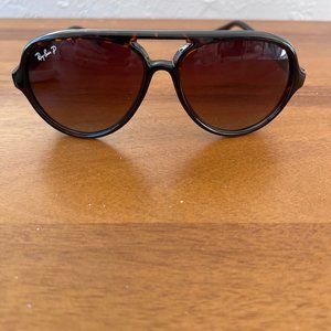 Ray Ban Polarized Aviator Sunglasses Size 59MM